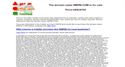 Desktop Screenshot of dmfm.com